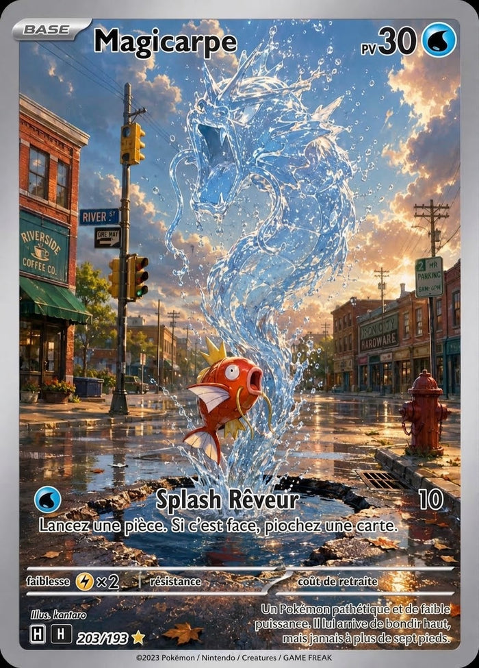 Magicarpe — Carte Pokémon Fan Art (Illustration Urbaine)