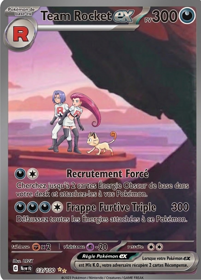 Carte Pokémon Dracaufeu ex 1/100