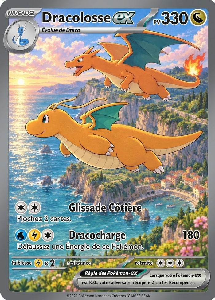 Carte Pokémon fan art Herbizarre Van Gogh style Nuit Étoilée