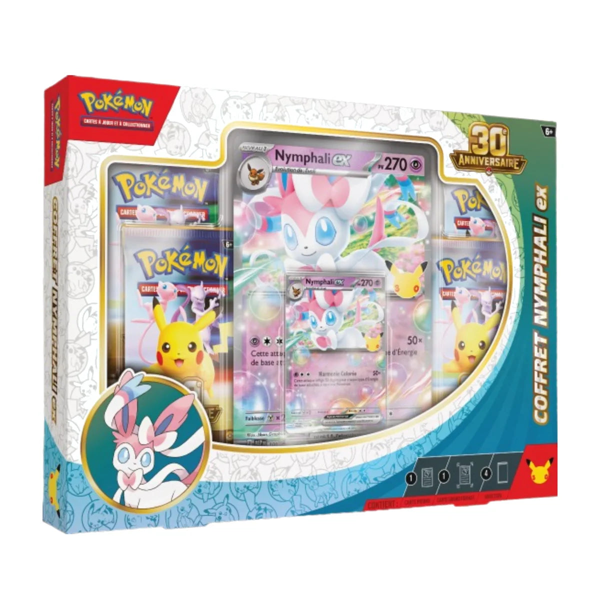 Coffret Nymphali ex — 30e Anniversaire Pokémon