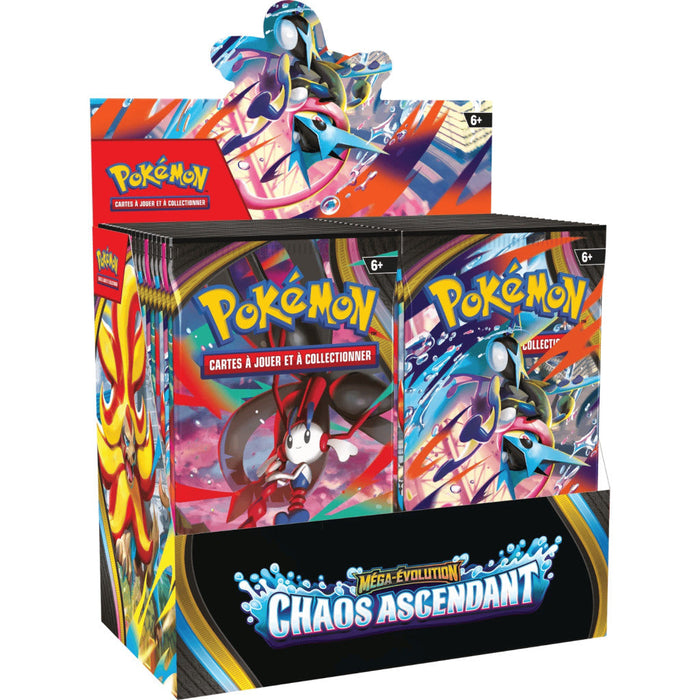Display Box 36 Boosters – Pokémon Méga-Évolution Chaos Ascendant